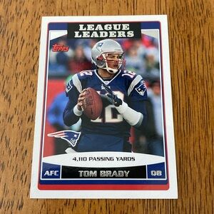 Tom Brady Patriots Football Card